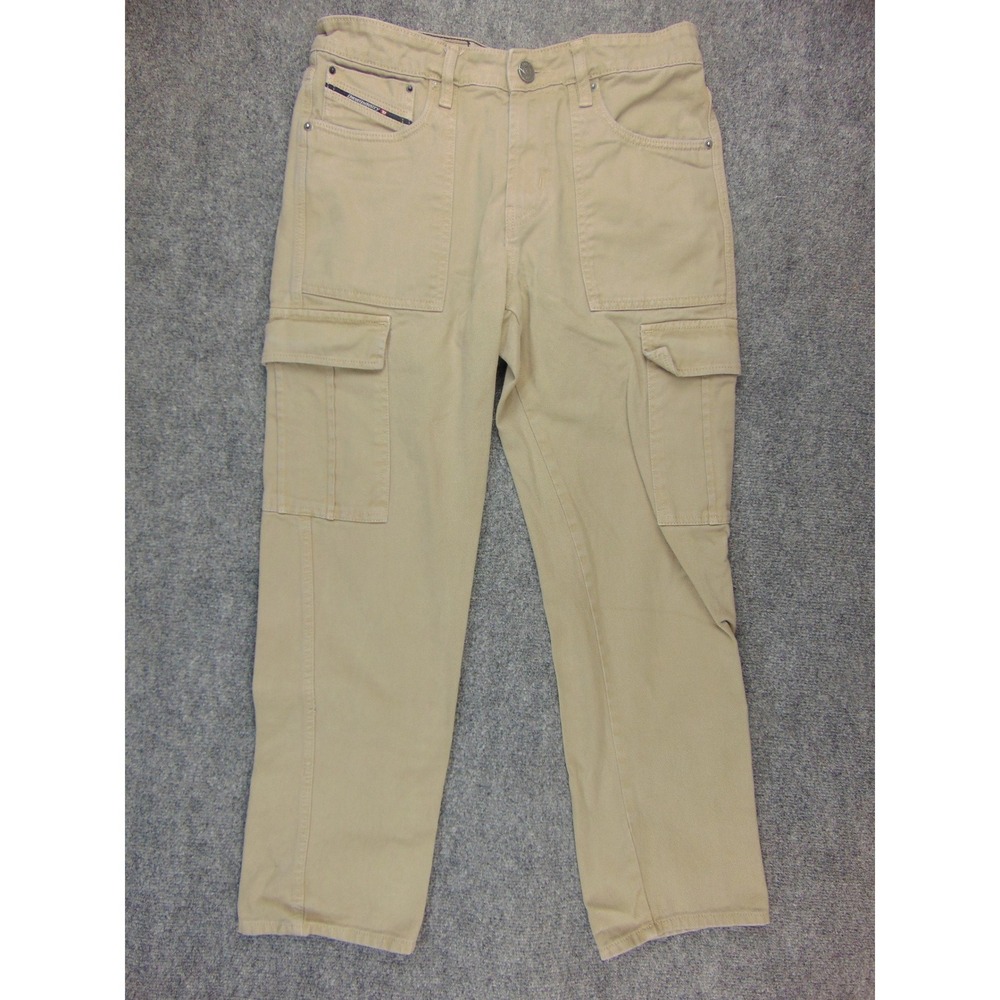 Diesel Cargo‎ Pants Mens 32 Tan Solid Utility Gorpcore Workwear Tactical Casual